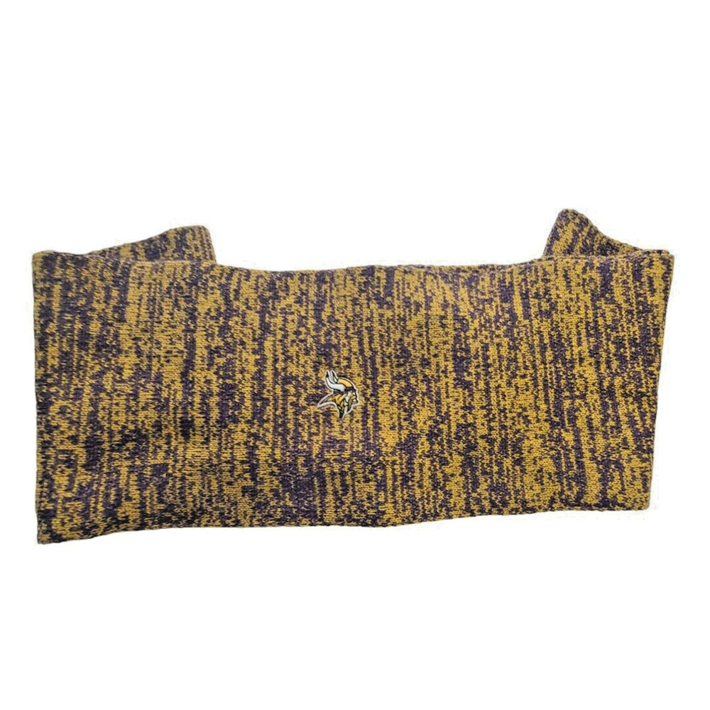 NFL Minnesota Vikings Kailey OTS Scarf Purple Gold Space Dye Knit Scarf